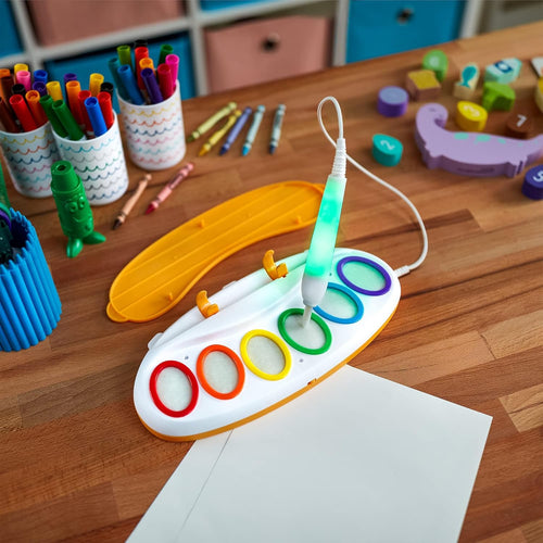 Color Wonder Mess Free Magic Light Brush Multicolor Ink No Spill Painting Pen for Kids Reusable Magic Drawing Brush Toy Safe & Creative Art Activity Set