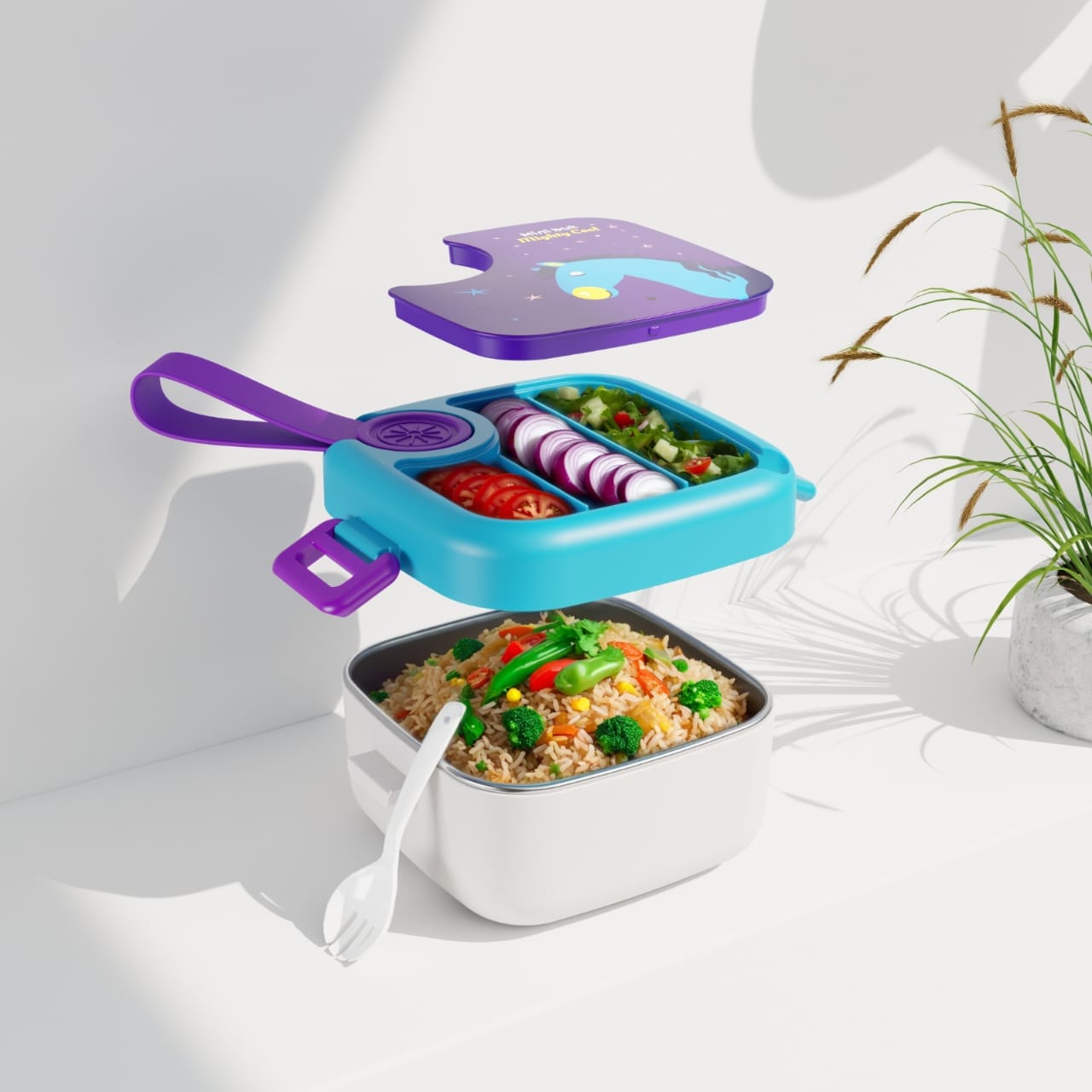 Kids Lunch Box with Stainless Steel Inner