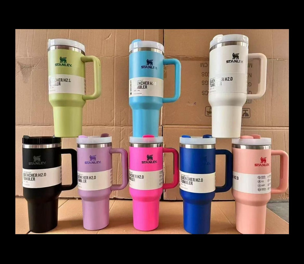 Stanley Quencher H2.0 FlowState Stainless Steel Vacuum Insulated Tumbler with Lid and Straw for Water, Iced Tea or Coffee, Smoothie and More, 40 fluid ounces / 1.18 L