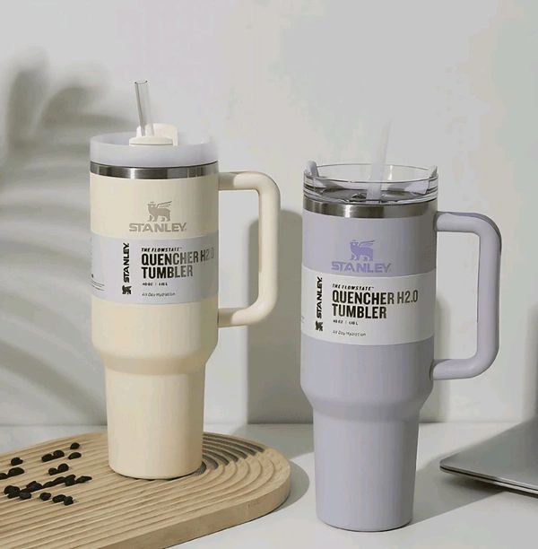 Stanley Quencher H2.0 FlowState Stainless Steel Vacuum Insulated Tumbler with Lid and Straw for Water, Iced Tea or Coffee, Smoothie and More, 40 fluid ounces / 1.18 L