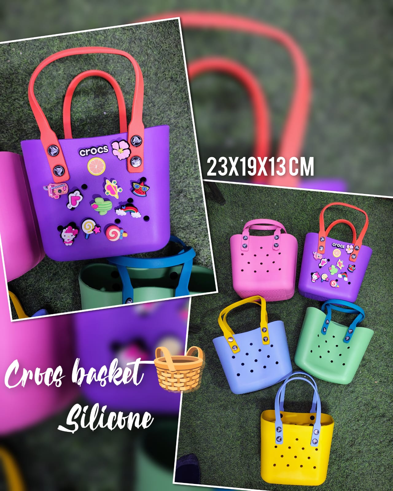 Rainbow Toys Crocs - medium multipurpose beach bag Assorted Color