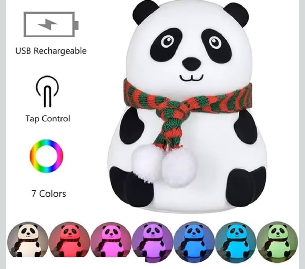 Silicon Panda Lamp