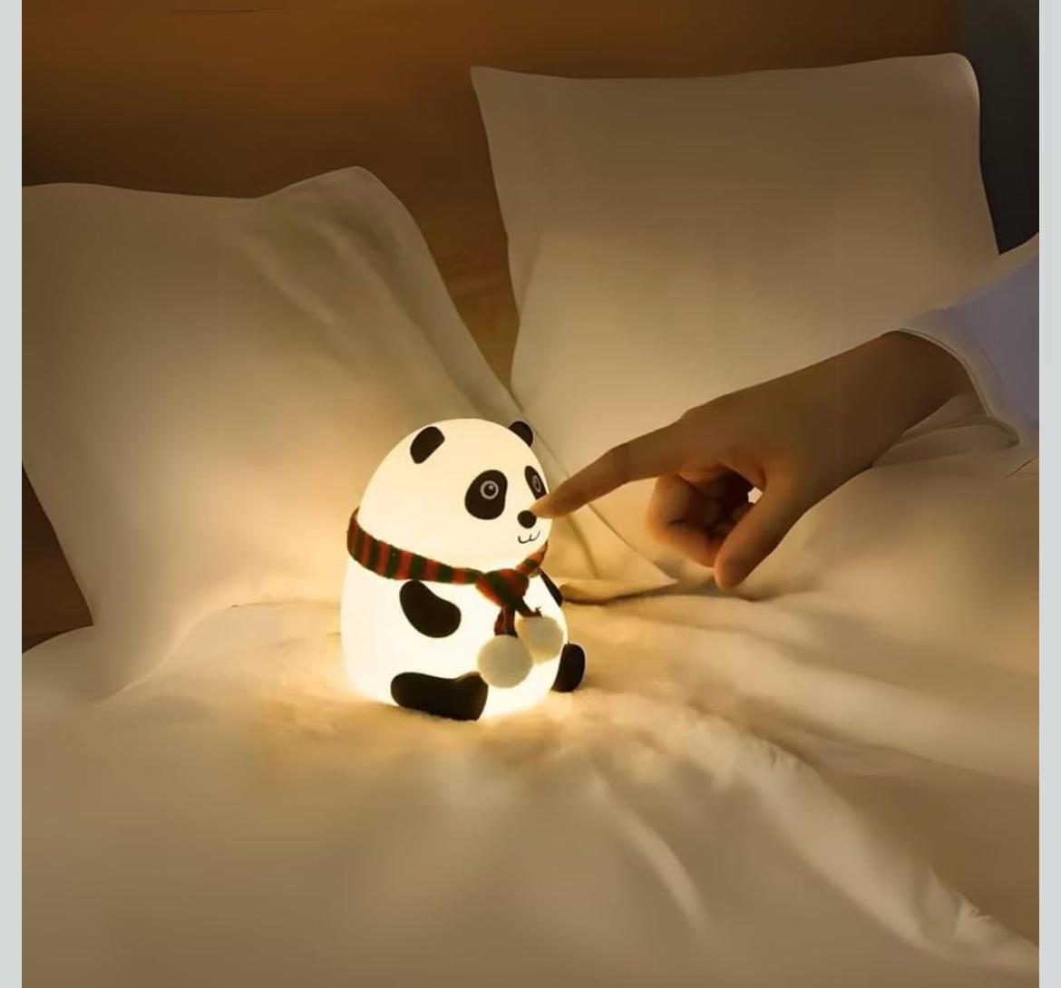 Silicon Panda Lamp