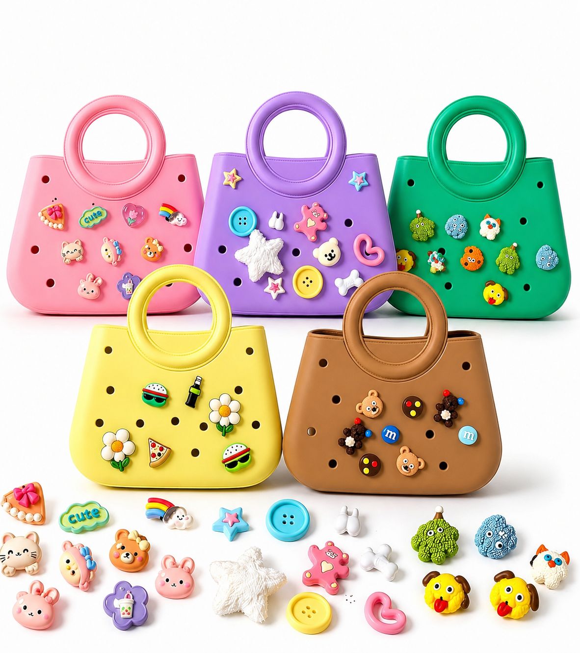 Silicon Crocs Hand Bag for Kids