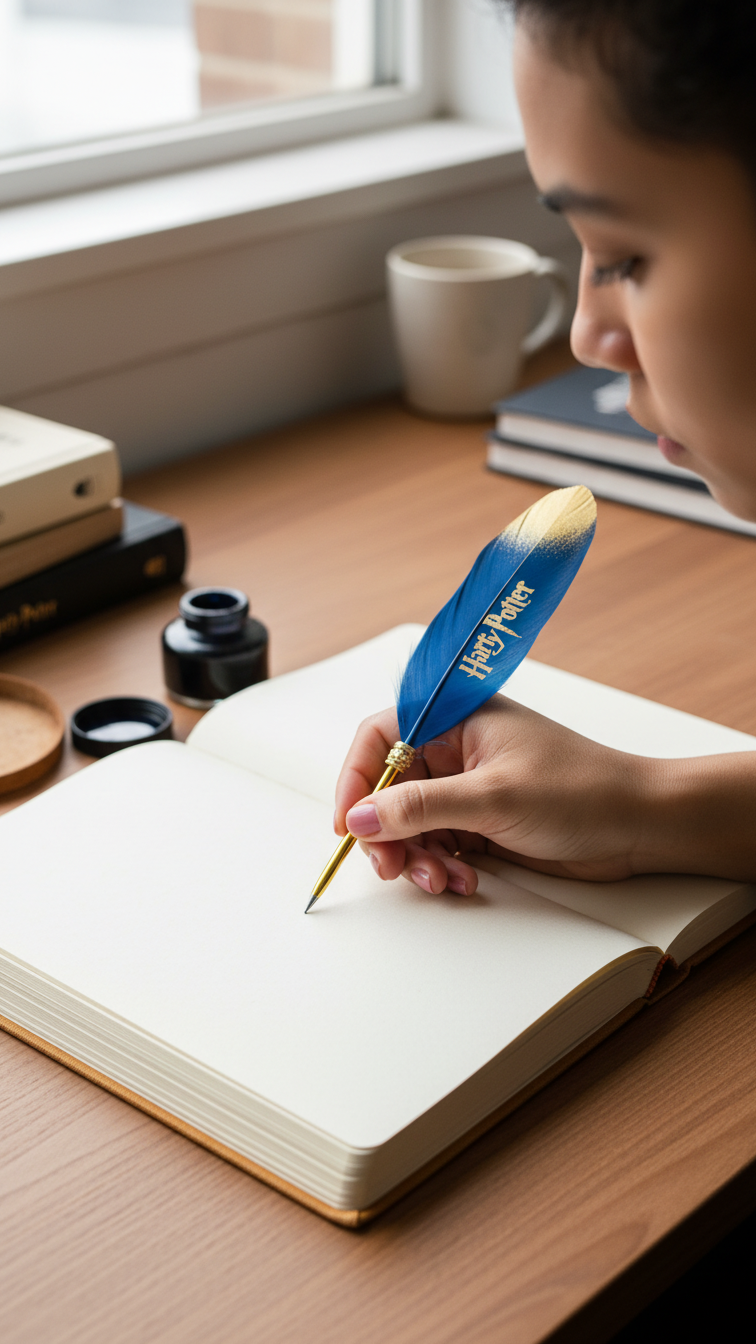 Harry Potter Feather Quill Pen – Write with Magical Elegance