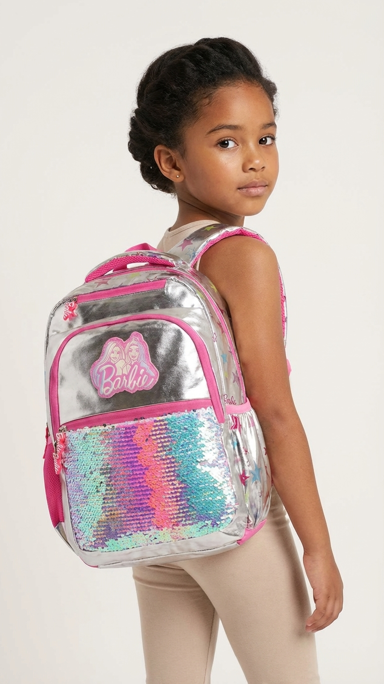 HOTSHOT Barbie School Bag For Kids Bag 16 Inch Girls